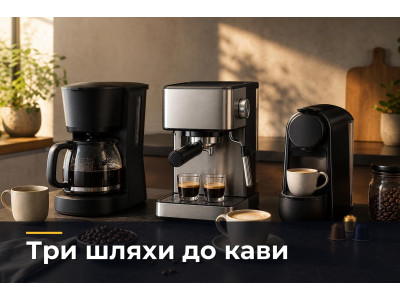 Як вибрати кавоварку для дому: крапельна, ріжкова чи капсульна