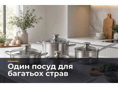Як вибрати сотейник з кришкою: об’єм, матеріал і сценарії використання