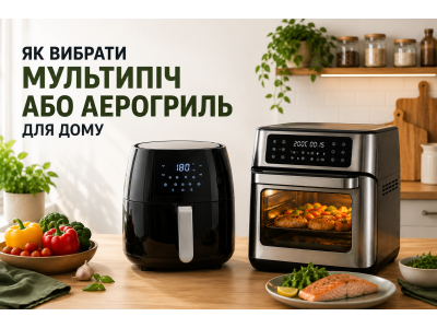 Як вибрати мультипіч або аерогриль для дому: об’єм, потужність і функції