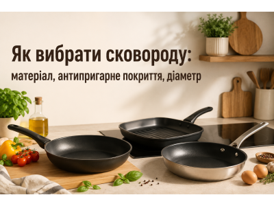Як вибрати сковороду: матеріал, покриття, діаметр і тип плити
