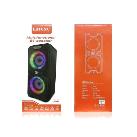 Портативна колонка BKK B86 Bluetooth з мікрофоном та FM-приймачем