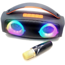 Портативна колонка BT-K21 Bluetooth 10 Вт з LED-підсвіткою