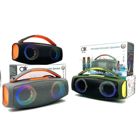 Портативна колонка BT-K21 Bluetooth 10 Вт з LED-підсвіткою