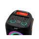 Портативна колонка для караоке NDR-717 50 Вт, 2×6,5″, Bluetooth, LED-підсвітка, з 2 мікрофонами