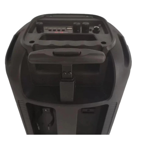 Портативна колонка RX-8188 Bluetooth 5.0 з караоке-мікрофоном, LED-підсвіткою, FM, USB, AUX та акумулятором 1800 мА·год