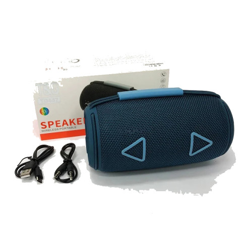 Портативна колонка T&G TG657 Bluetooth, синя