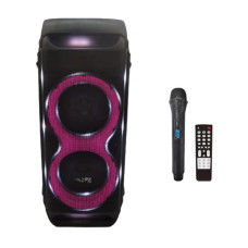 Колонка акустична ZPX-7792 1000 Вт 2×10″ Bluetooth/FM/USB/TF/TWS/LED з мікрофоном та пультом ДК