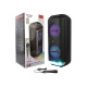 Портативна колонка-караоке ZQS-6227 20 Вт, 2×6,5″, Bluetooth, USB, LED-підсвітка, з мікрофоном