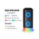 Портативна колонка-караоке ZQS-6227 20 Вт, 2×6,5″, Bluetooth, USB, LED-підсвітка, з мікрофоном