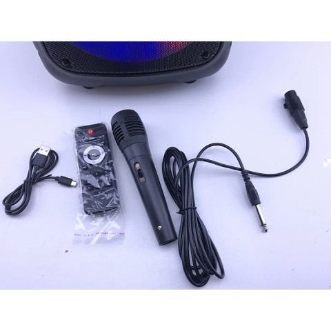 Портативна колонка ZQS-8211 40 Вт з Bluetooth, USB, AUX, підсвіткою та мікрофоном