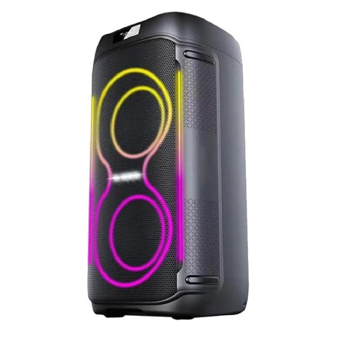 Портативна колонка ZXX-5509 1200 Вт, 2×6,5″, TWS/FM/USB/TF/Bluetooth/LED/REC/MIC, на акумуляторі, з мікрофоном і пультом ДК, 265×265×620 мм