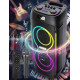 Портативна колонка ZXX-5509 1200 Вт, 2×6,5″, TWS/FM/USB/TF/Bluetooth/LED/REC/MIC, на акумуляторі, з мікрофоном і пультом ДК, 265×265×620 мм