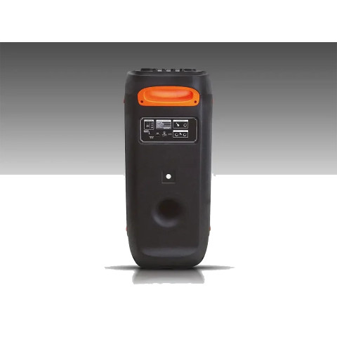 Портативна колонка ZXX-5509 1200 Вт, 2×6,5″, TWS/FM/USB/TF/Bluetooth/LED/REC/MIC, на акумуляторі, з мікрофоном і пультом ДК, 265×265×620 мм