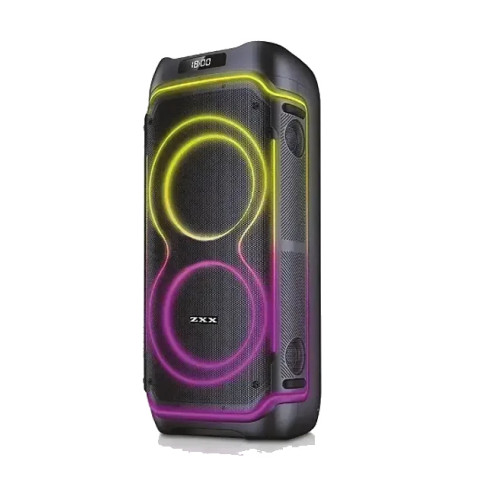 Портативна колонка ZXX-5515 з підсвічуванням Bluetooth, пультом ДК та 2 мікрофонами