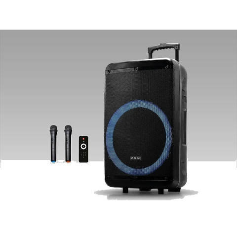 Портативна колонка ZXX-7878 Bluetooth 250 Вт, акумулятор 5000 мА·год, 2 мікрофони