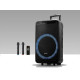 Портативна колонка ZXX-7878 Bluetooth 250 Вт, акумулятор 5000 мА·год, 2 мікрофони