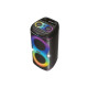 Портативна колонка для караоке ZXX-8085 80 Вт, 2×8″, TWS, FM, USB, TF, LED-підсвітка, з мікрофоном
