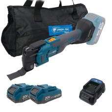 Акумуляторний мультитул (реноватор) PROFI-TEC PCM430 UltraCore (2×PT2020VX (2.0 Аг), зарядний пристрій)