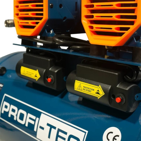 Компресор безмасляний PROFI-TEC OFC-50.4 (50 л, 3.0 кВт, 475 л/хв)