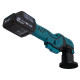 Акумуляторна ексцентрикова полірувальна машина PROFI-TEC PPM-8012SCP Set Professional (2×PT1225 (2.5 Аг), зарядний пристрій)