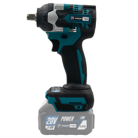 Акумуляторний гайковерт PROFI-TEC DTW500BL (без акумулятора та зарядного пристрою), кейс