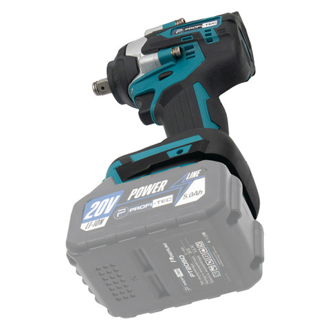 Акумуляторний гайковерт PROFI-TEC DTW500BL (без акумулятора та зарядного пристрою), кейс