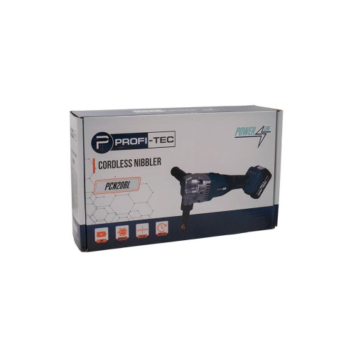 Акумуляторні висічні ножиці по металу PROFI-TEC PCN20BL POWERLine (без акумулятора та зарядного пристрою)