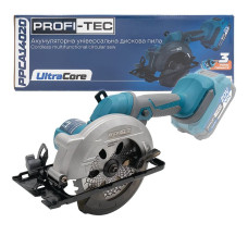 Акумуляторна універсальна дискова пила PROFI-TEC PPCA14020 UltraCore (без акумулятора та зарядного пристрою)