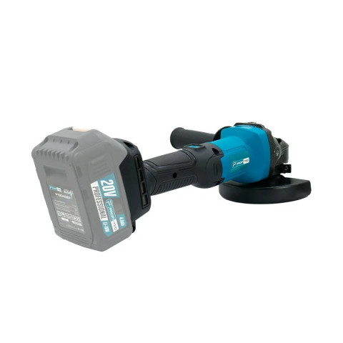 Акумуляторна кутова шліфувальна машина PROFI-TEC DGA201BL POWERLine (2×PT2040EP (4.0 Аг), зарядний пристрій)