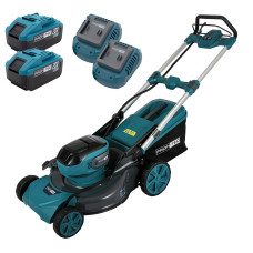 Акумуляторна газонокосарка PROFI-TEC EasyMow 51 Pro (2×PT2080EP (8.0 Аг), зарядний пристрій