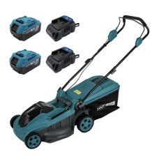 Акумуляторна газонокосарка PROFI-TEC EcoCut 43 Lite (2×PT2040EP (4.0 Аг), 2×зарядний пристрій)