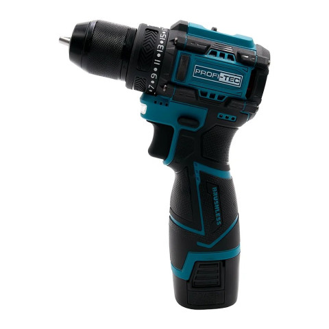 Акумуляторний шуруповерт PROFI-TEC PCD35168BL (2×PT1620 (2.0 Аг), зарядний пристрій)