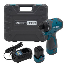Акумуляторний шуруповерт PROFI-TEC PPCD5516Q (2×PPT1620 (2.0 Аг), зарядний пристрій)