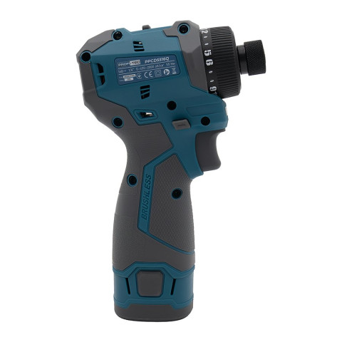 Акумуляторний шуруповерт PROFI-TEC PPCD5516Q (2×PPT1620 (2.0 Аг), зарядний пристрій)