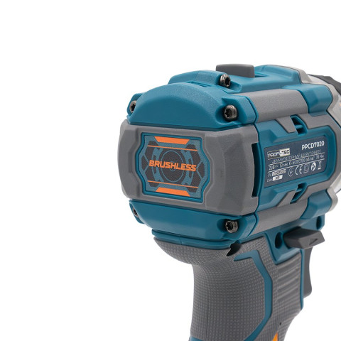 Акумуляторний дриль-шуруповерт PROFI-TEC PPCD7020 UltraCore (2×PT2020VX (2.0 Аг), зарядний пристрій)