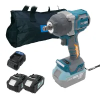 Акумуляторний гайковерт PROFI-TEC PPTW11020 UltraCore (2×PT2040EP (4.0 Аг), зарядний пристрій)