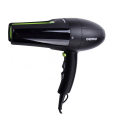 Фен для волосся Gemei GM-118 2200 Вт холодний обдув Чорний