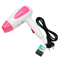 Фен дорожній Gemei GM-1756 1200 Вт Рожевий