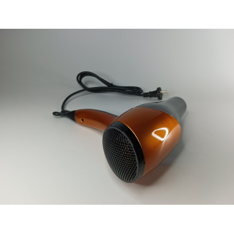 Фен для волосся Gemei GM-1766 2600 Вт холодний обдув Помаранчевий