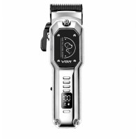 Машинка для стрижки собак і котів VGR V-201, акумуляторна, 4 насадки, LED, USB