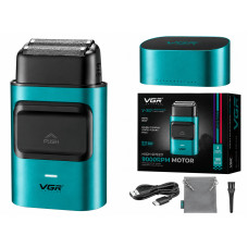 Електробритва VGR V-307 для чоловіків, шейвер для бороди та голови, USB