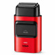 Електробритва-шейвер VGR V-307 RED для бороди, 2 титанові сітки, 180 хв, USB-C