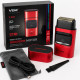 Електробритва-шейвер VGR V-307 RED для бороди, 2 титанові сітки, 180 хв, USB-C