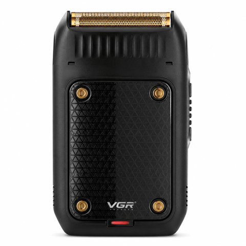Акумуляторна електробритва VGR V-353 Black, шейвер для бороди та вусів з USB Type-C