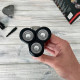 Електробритва Geemy GM-7720 акумуляторна роторна 3 головки вологозахищена