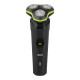 Електробритва Rotex RHC212-S акумуляторна роторна 3 головки USB