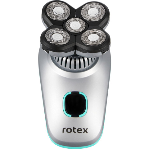 Електробритва Rotex RHC240-5D акумуляторна роторна 5 головок USB