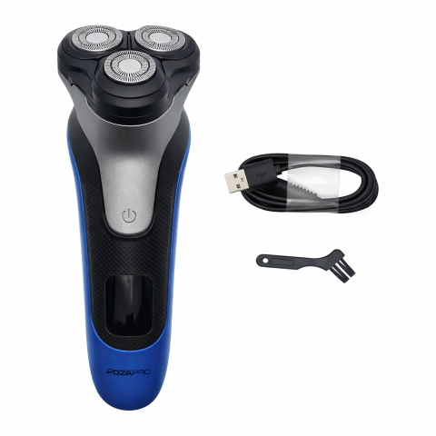 Електробритва Rozia HT-9535 акумуляторна роторна 3 головки USB