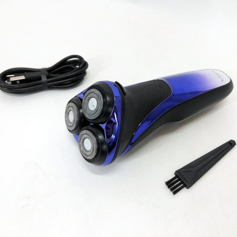 Електробритва VGR V-306 акумуляторна роторна 3 головки USB IPX7