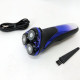 Електробритва VGR V-306 акумуляторна роторна 3 головки USB IPX7